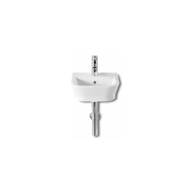 

8414329148886 Roca - Lavabo de porcelana compacto suspendido - Serie The Gap , Color Blanco