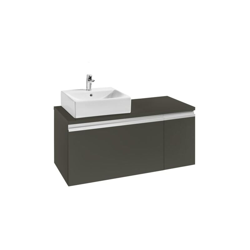 

Roca-8433290341232 Roca - Mueble base para lavabo sobre encimera izquierda - Serie Heima , Color Gris mate