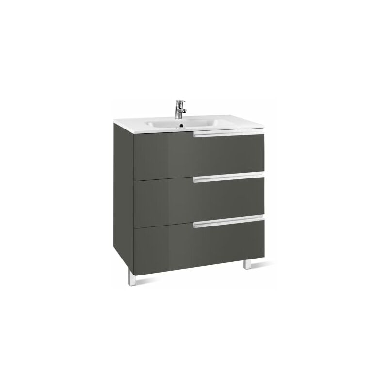 

Roca-8433291106984 Roca - Unik Family (mueble base y lavabo) - 90 cm, Serie Victoria-N , Color Gris antracita