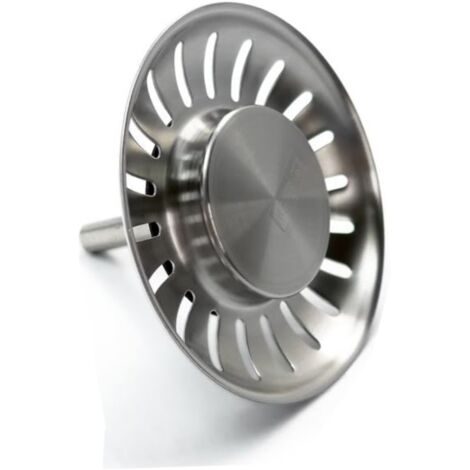 84,5 mm Edelstahl-Spülbeckenstöpsel SUS304, Ersatz-Spülbeckenstöpsel mit Filter, QS132C007 (Größe: 1 Stück)