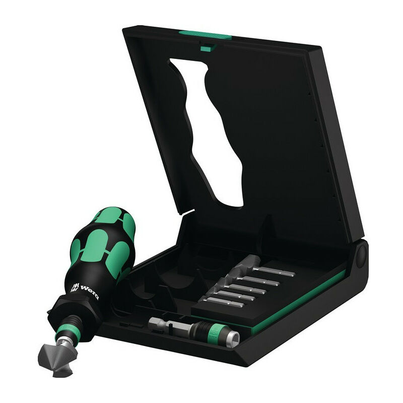 

Juego de brocas de avellanado 846/8 8 piezas tamaño 6.3-20.5mm 90 grados HSS Ku.-Box WERA