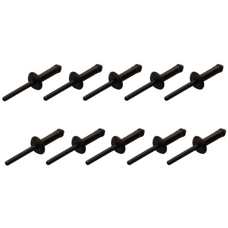 8463-2 BGS JEU DE RIVETS EN PLASTIQUE POUR 8463, 5,0 X 17,2 MM, 10 PIÈCES