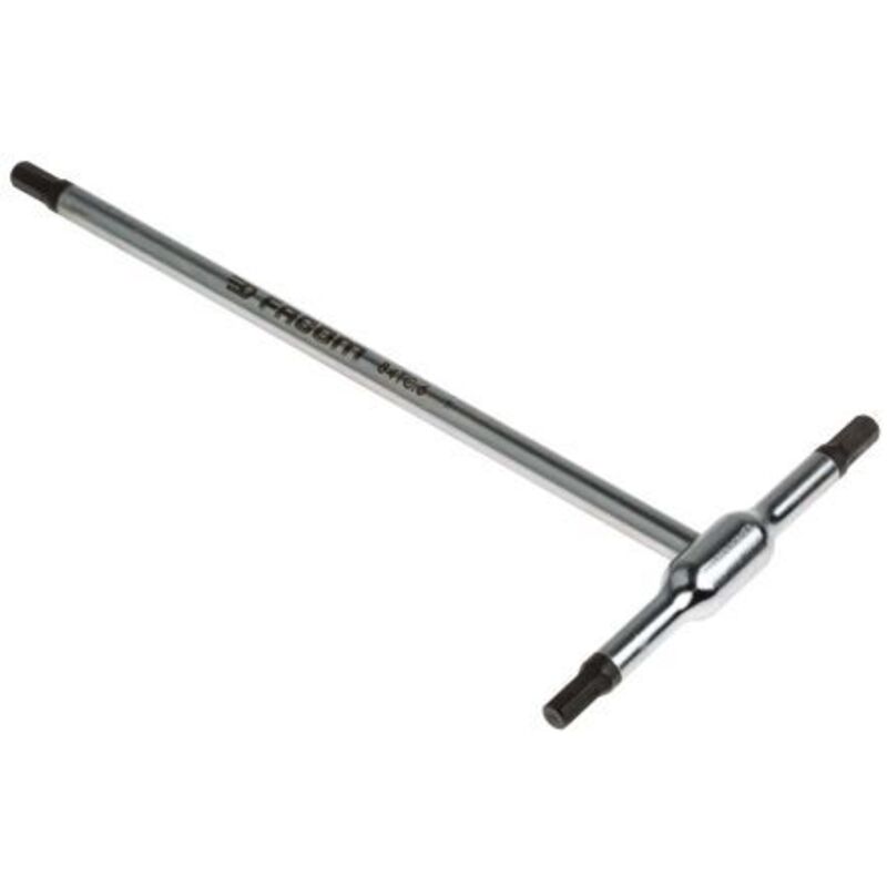 Clé mâle en 't' 6 pans métriques diamètre 6mm longueur 210mm Facom 84TC.6