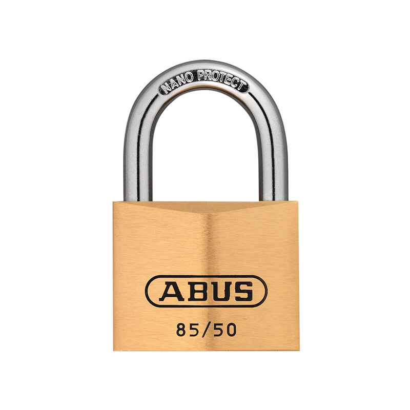 Abus Mechanical - 85/50mm Brass Padlock Carded ABU8550C