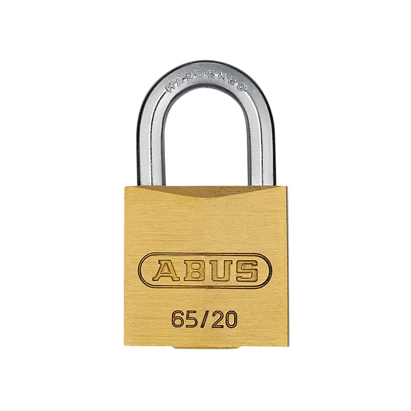 02318 65/20mm Brass Padlock ABU6520 - Abus