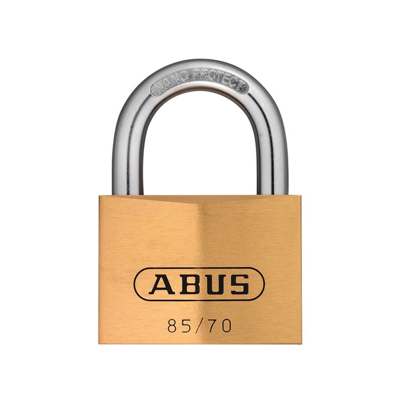 Abus - Mechanical 85/70mm Brass Padlock Keyed Alike 121 ABUKA02498