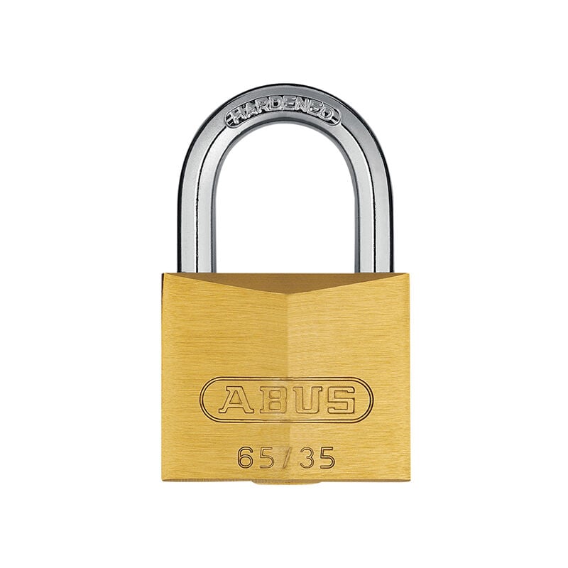 ABUS 02833 65/35mm Brass Padlock ABU6535
