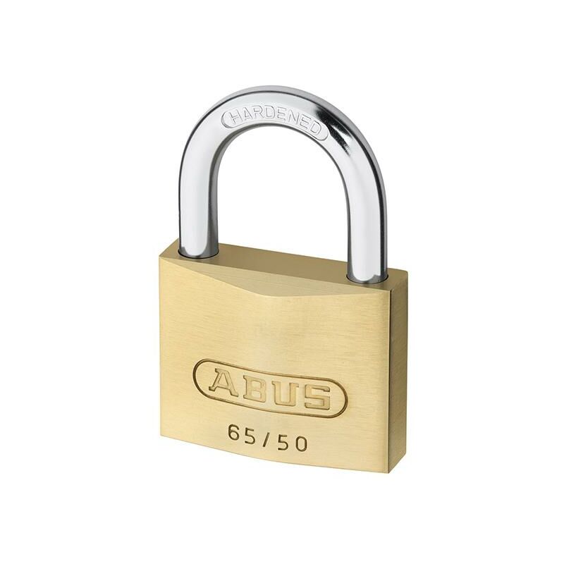 Abus - 12005 65/50mm Brass Padlock Keyed Alike 6506 ABUKA12005