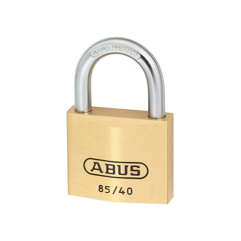 Abus - 02456 85/40mm Brass Padlock Keyed Alike 709 ABUKA02456