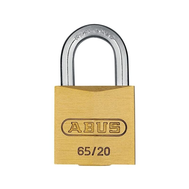 Mechanical 65/20mm Brass Padlock ABU6520 - Abus