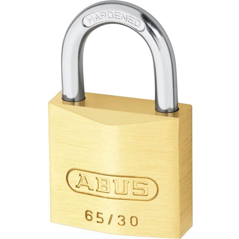 Abus - 65/30mK Brass Key Padlock - 30mm