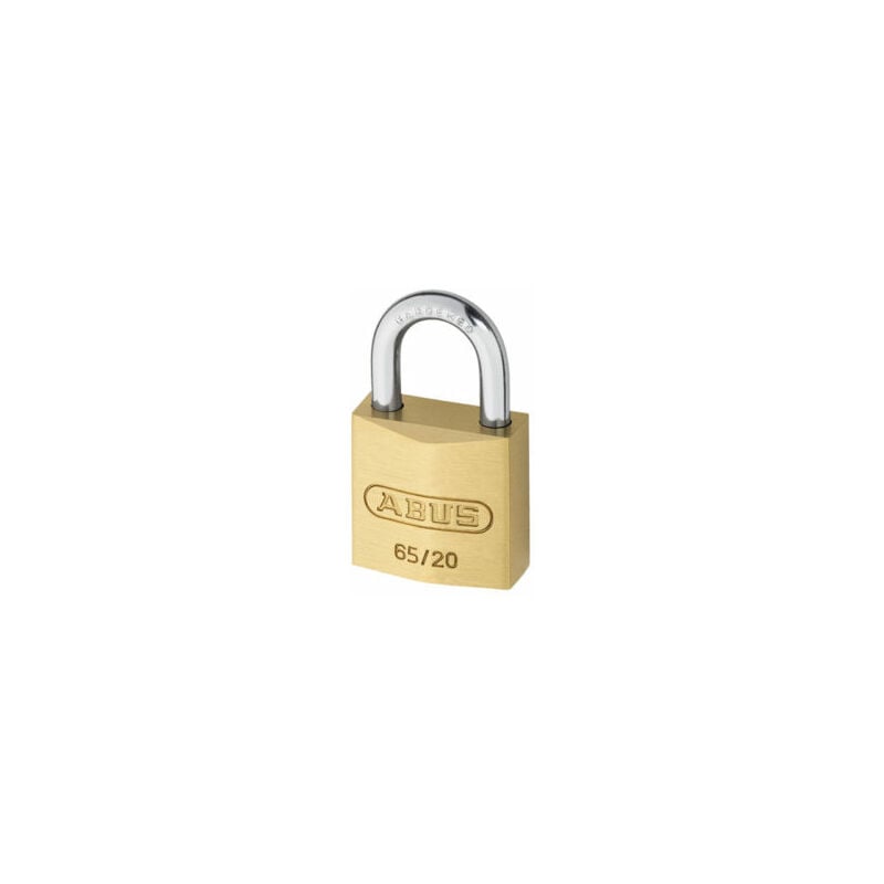 65/20mm Brass Padlock Keyed Alike 202