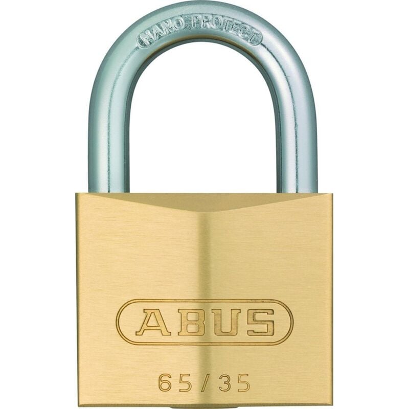 Abus Series 65 Solid Brass Padlock with 20.5mm Shackle and 35mm Body Length