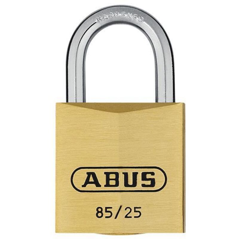 Abus - 80620 85/25mm Brass Padlock ABU8525