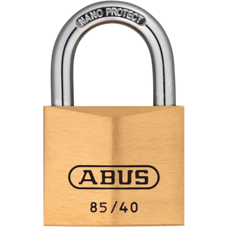 Abus - 02456 85/40mm Brass Padlock Keyed Alike 709 ABUKA02456