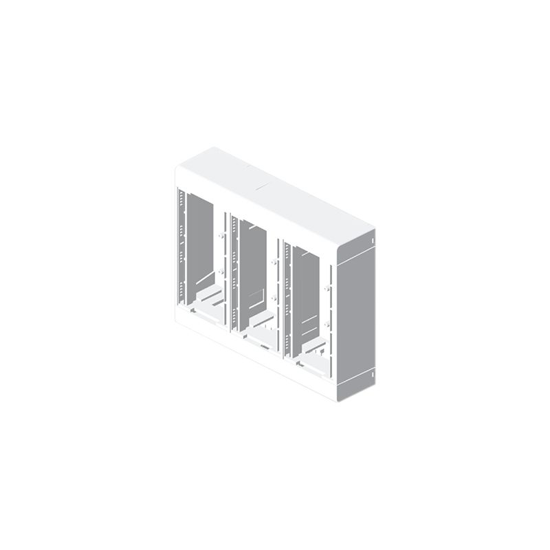 

85 Caja 6 mecanismos blanco RAL9010 U24X 85033-2 - Unex