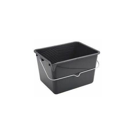 8,5 Liter Farbeimer grau