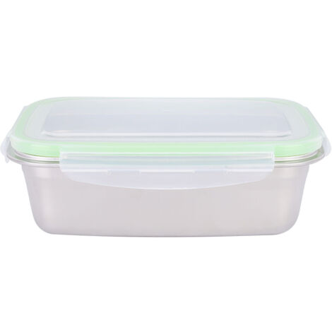 850 ml Edelstahl-Lunchbox, auslaufsicher und tragbar für Picknicks