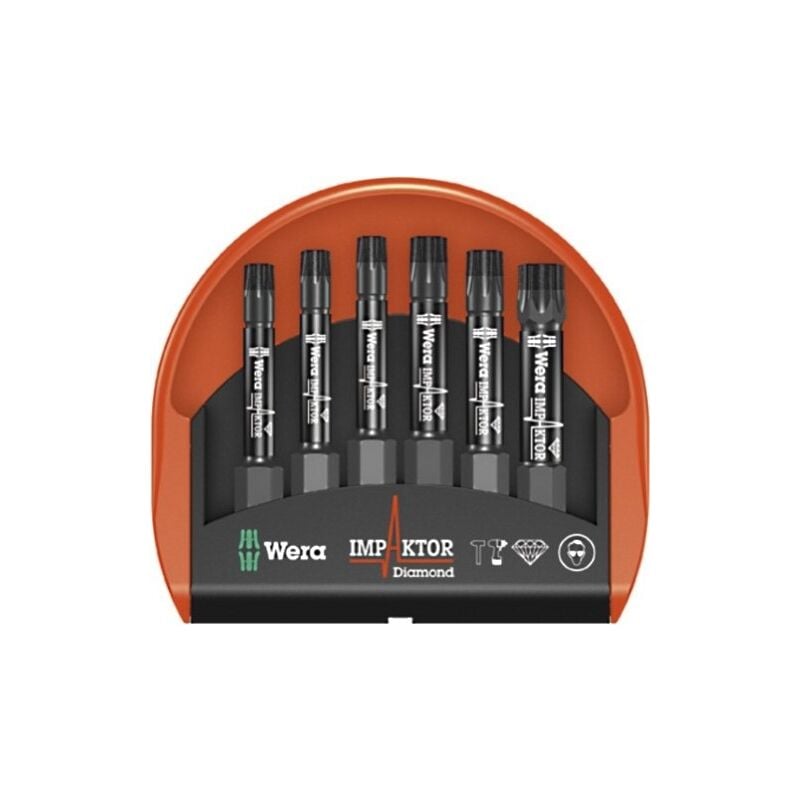 Wera - 05057693001 coffret d'embouts impact 2