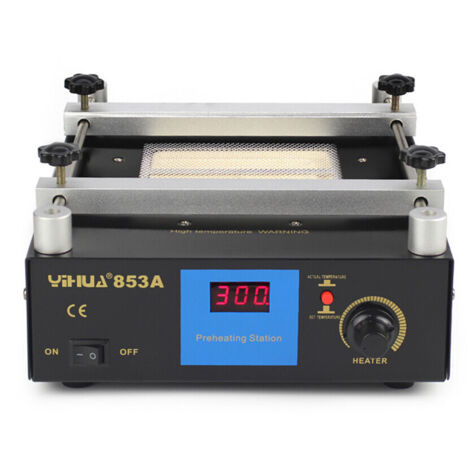 853A Heizstation Infrarot-Vorheizstation Lötstation Entlötstation Aufwärmstation 600W Rework Soldering Station Preheater Vorwärmen
