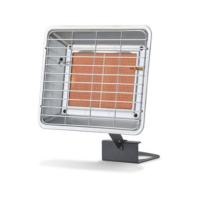 FAVEX - Radiant de chantier au gaz à poser 3500W - Extérieur - Brûleur céramique infrarouge - 2 puissances de chauffe - jusqu'à 25 m² - Acier