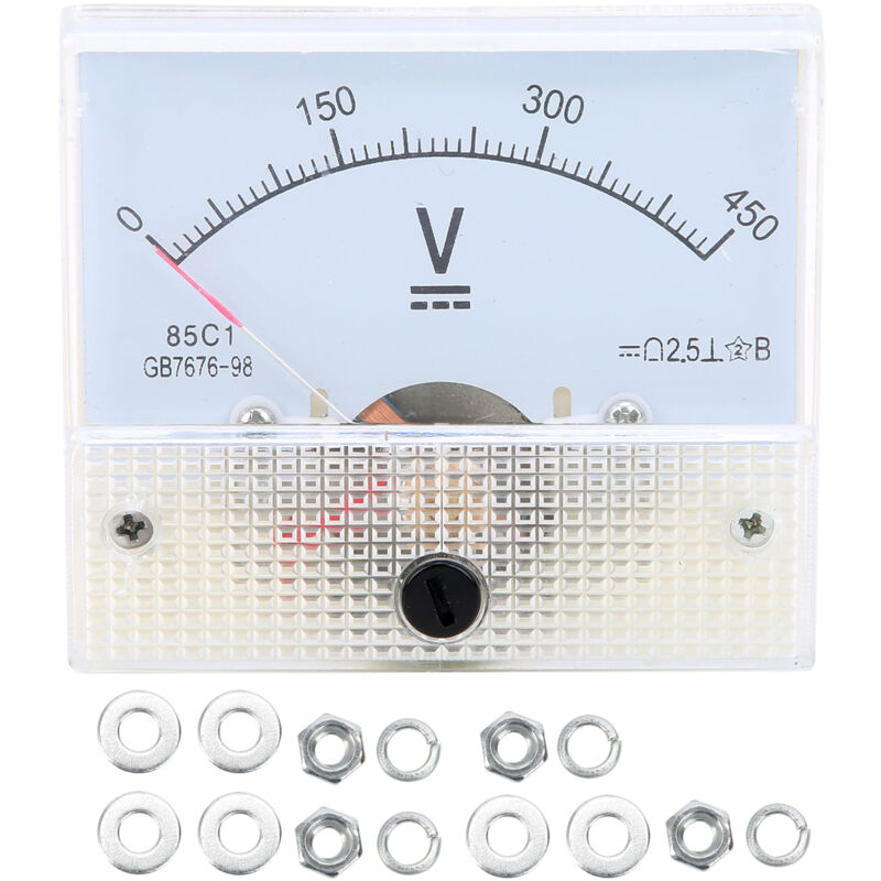 Image of Ineasicer - 85C1 Analoges Voltmeter, Gleichspannungsmesser, Voltmeter, Gleichspannungsmesser 0-450V