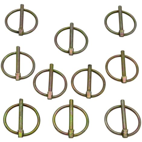 8.5MM Tractor Lynch Pins x10 (Linchpin Lynchpin Trailer Fastener)