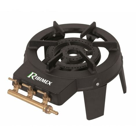 8,6 kw gusseisen quadrupat 2-flammen-gasherd - Ribiland - prf390