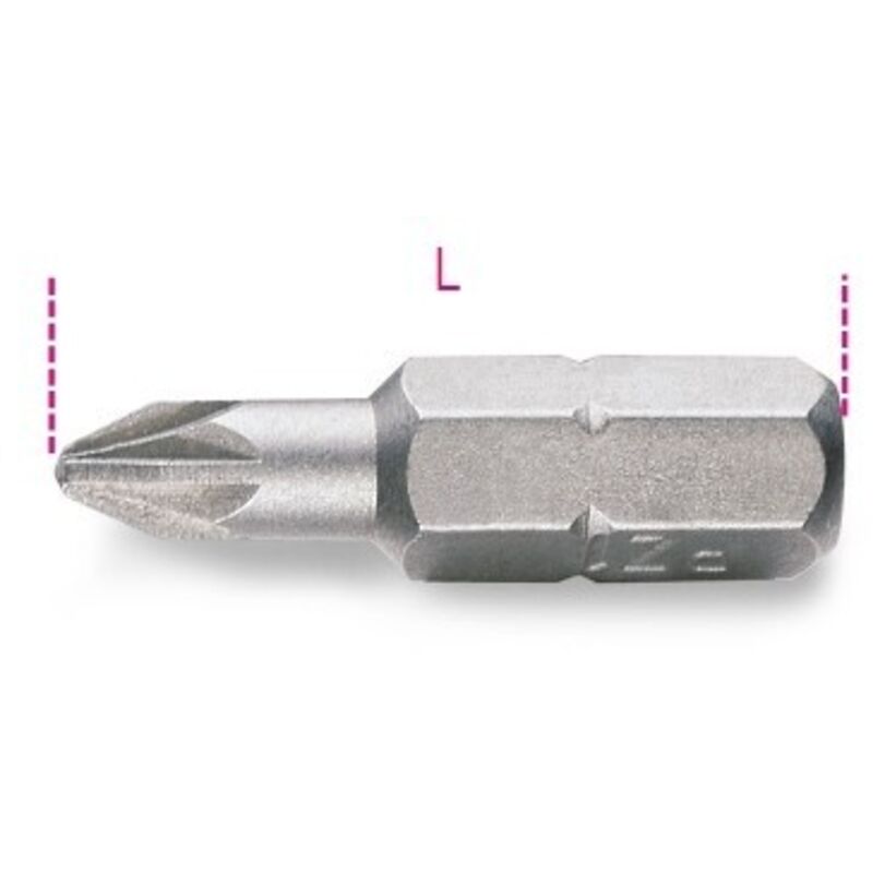 Inserti a croce per avvitatori art.861pz - pz 4 mm.25