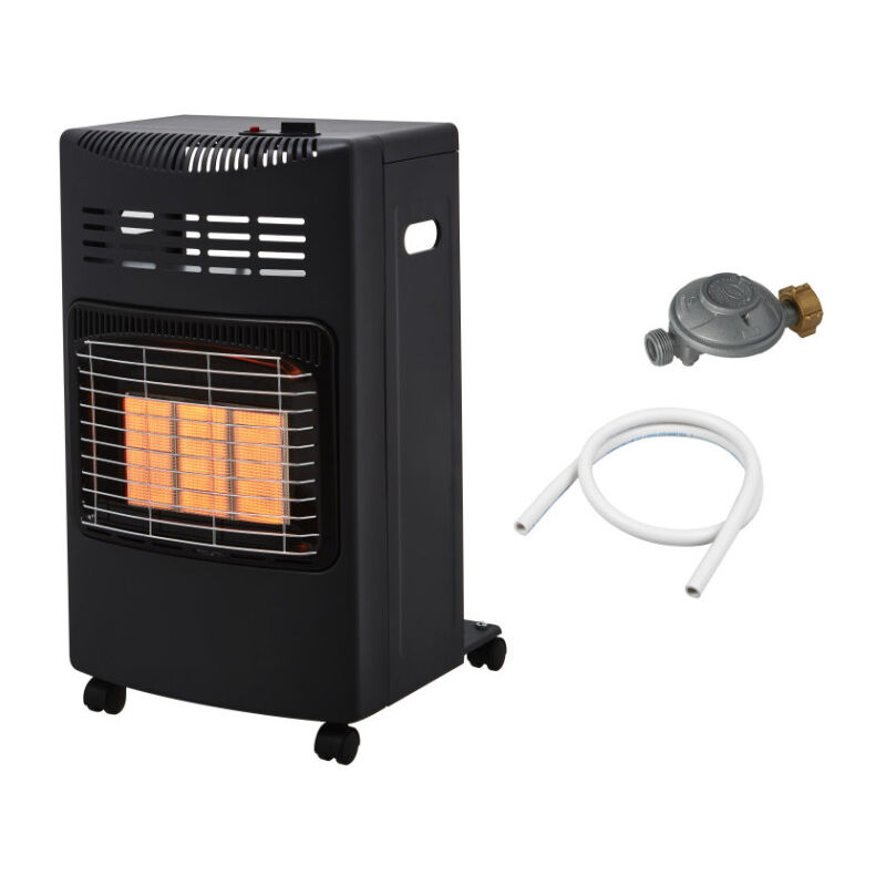 Favex - Chauffage d'appoint gaz göteborg - Prêt à l'emploi livré avec tuyau et détendeur - Housse de protection - Intérieur - Brûleur Infrarouge - 3