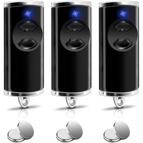 868,3 MHz Ouvre-porte de garage pour émetteur à main Hörmann BS, 3 pièces pour HSE-4-868-BS, HSE2-868-BS, HS4-868-BS, HS1-868-BS, HSS4-868-BS, HSP4-868-BS, 2 canaux