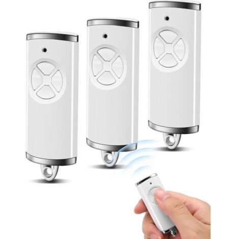 - 868MHz Télécommande Portail HSE4-868-BS, HSE2-868-BS, HS5-868-BS, HS4-868-BS, 4 Canaux, Rolling Code, Telecommande Tubauto avec Piles, Telecommande HS1-868-BS, HSP4-868-BS, HSD2-868-BS