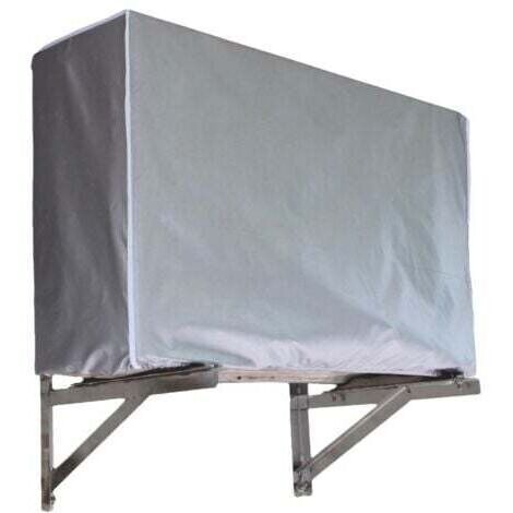 86x35x60cm Housse Climatiseur Exterieur, Étanche Couverture Extérieure de Climatiseur, Housse de Protection Anti-poussière et Anti-Neige