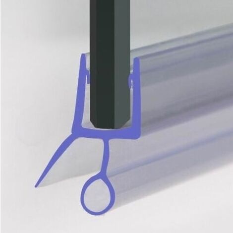 870 mm Glass Shower Door Rubber Seal Strip Gap 10 mm