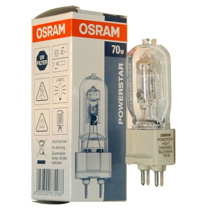 

872 988 Osram 70W bombilla G12 Powerstar HQI-T 3000K - blanco c
