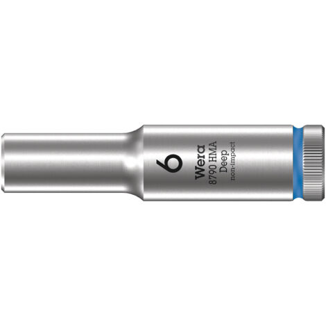 8790 HMA DEEP LLAVE DE VASO LARGA CON ARRASTRE DE 1/4'', 6.0 MM