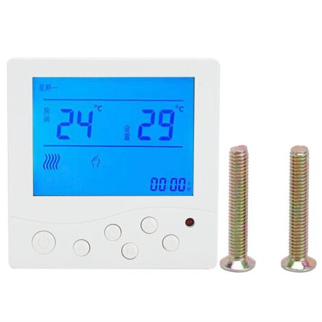 8802RH Digital Thermostat LCD Display Water Heating Temperature Controller 5℃45℃ AC220V