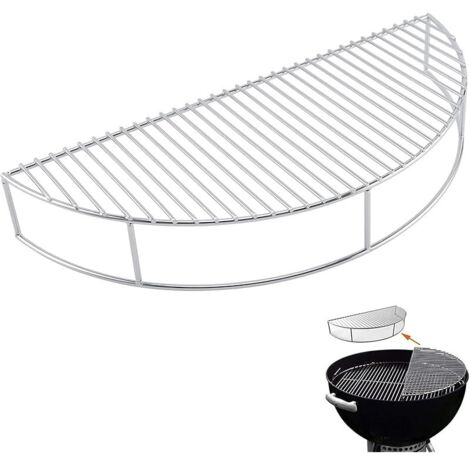 8836 52,3CM Grille Réchauffement pour Weber 57CM Charbon Gril, pièces de Gril Chromées pour Grils à Charbon Weber Grandes à Une Touche, Charbon Bois Bar-B-Kettle, Fumoir Smokey Mountain Cooker