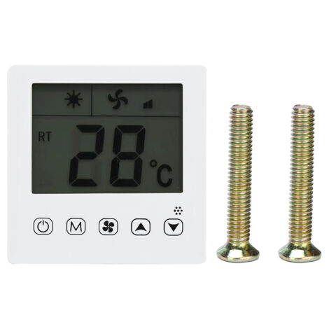 8839F LCD Digital Thermostat Air Conditioner Temperature Controller with Touch Screen AC180‑260V