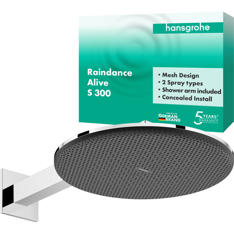 Raindance Alive S Kopfbrause 300 2jet, 24540000 - Hansgrohe