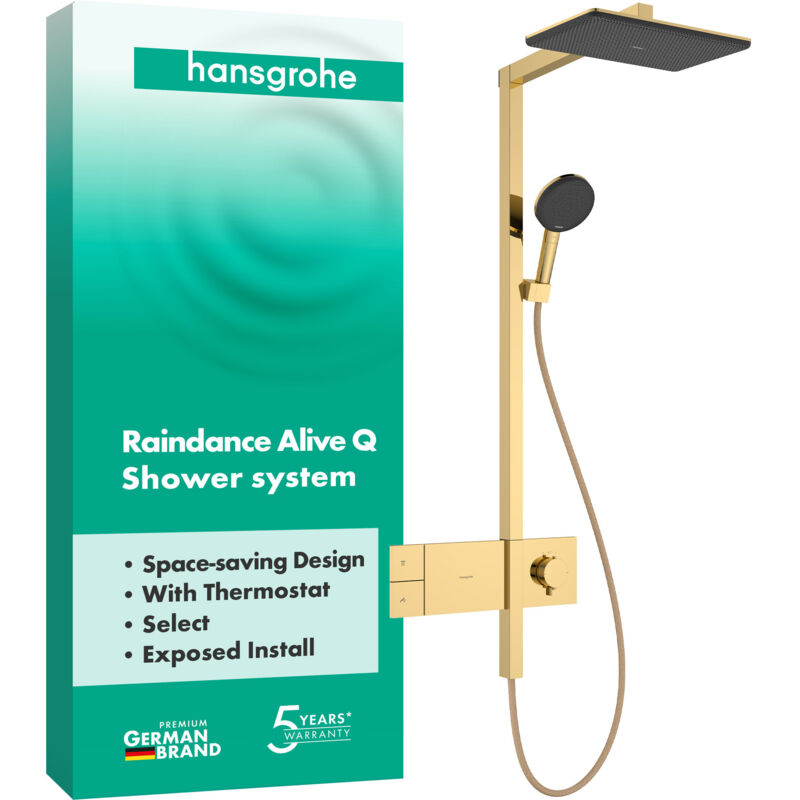 Hansgrohe Raindance Alive Q Duschsystem 210/340 1jet Mit