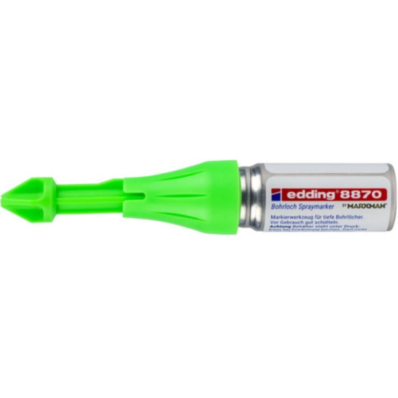 Image of Edding Vertrieb Gmb - 8870 Marker spray per il foro a spruzzo 1 blister neon verde 5 box