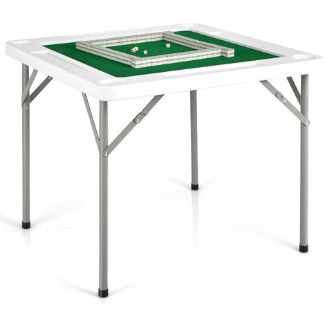 88cm Folding Mahjong Table Portable Mahjong Table PVC Desktop Table Games