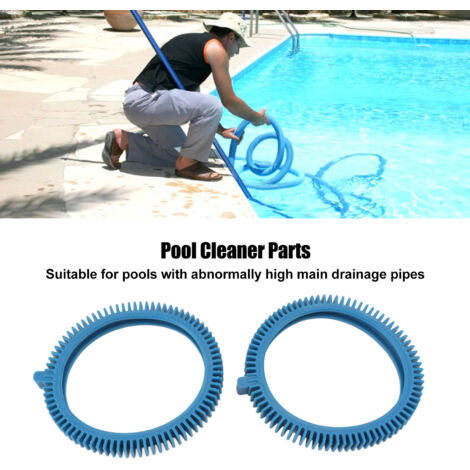 896584000 143 Kit de neumáticos azules + joroba para robots de limpieza de piscinas - 2 piezas
