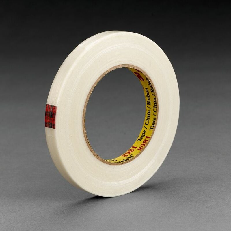 3M - High Performance Filament Tape 8981, Transparent, 25 mm x 50 m, 0.17 mm