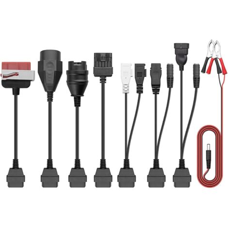 8er Adapter Set, Universal Auto Diagnosegerät Diagnose Adapter Kabelsatz, Diagnoseadapterkabel Diagnoseadapter kompatibel mit VW Audi BMW Opel