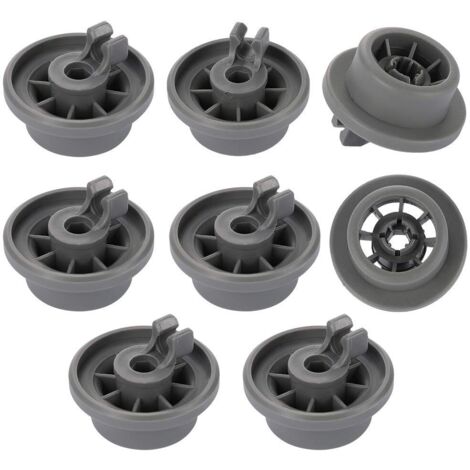 8er-Pack – Ersatzrad für den unteren Geschirrspülerkorb 165314 für Geschirrspüler von Bosch, Kenmore und Neff Siemens