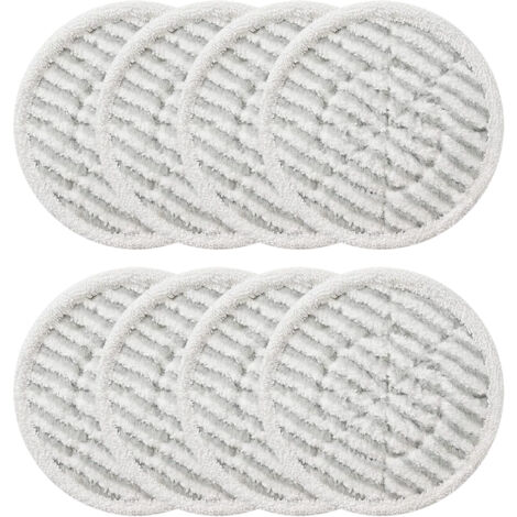 8er-Pack Ersatztücher für Dampfmopps – EINNENFFER – Waschbar, wiederverwendbar und effektiv für optimale Reinigung