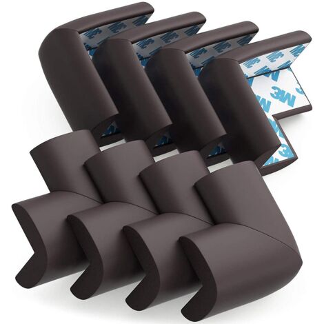 8er-Pack Happy Baby Tischkantenschoner – Kindersicherheits-Eckenschoner – Schutz für Zuhause mit „Aktivschaum“-Technologie