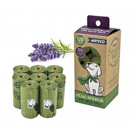 8er Pack Hygienebeutelrollen Lavendelduft  Nayeco